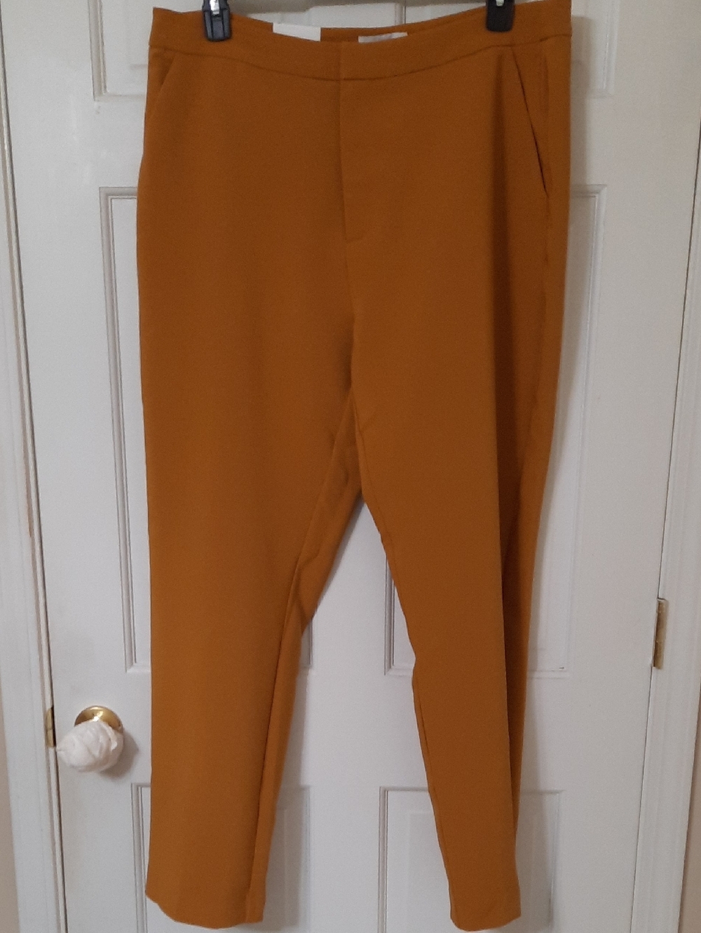 Gibson Latimer Slim Tapered Trousers in Mustard Yellow